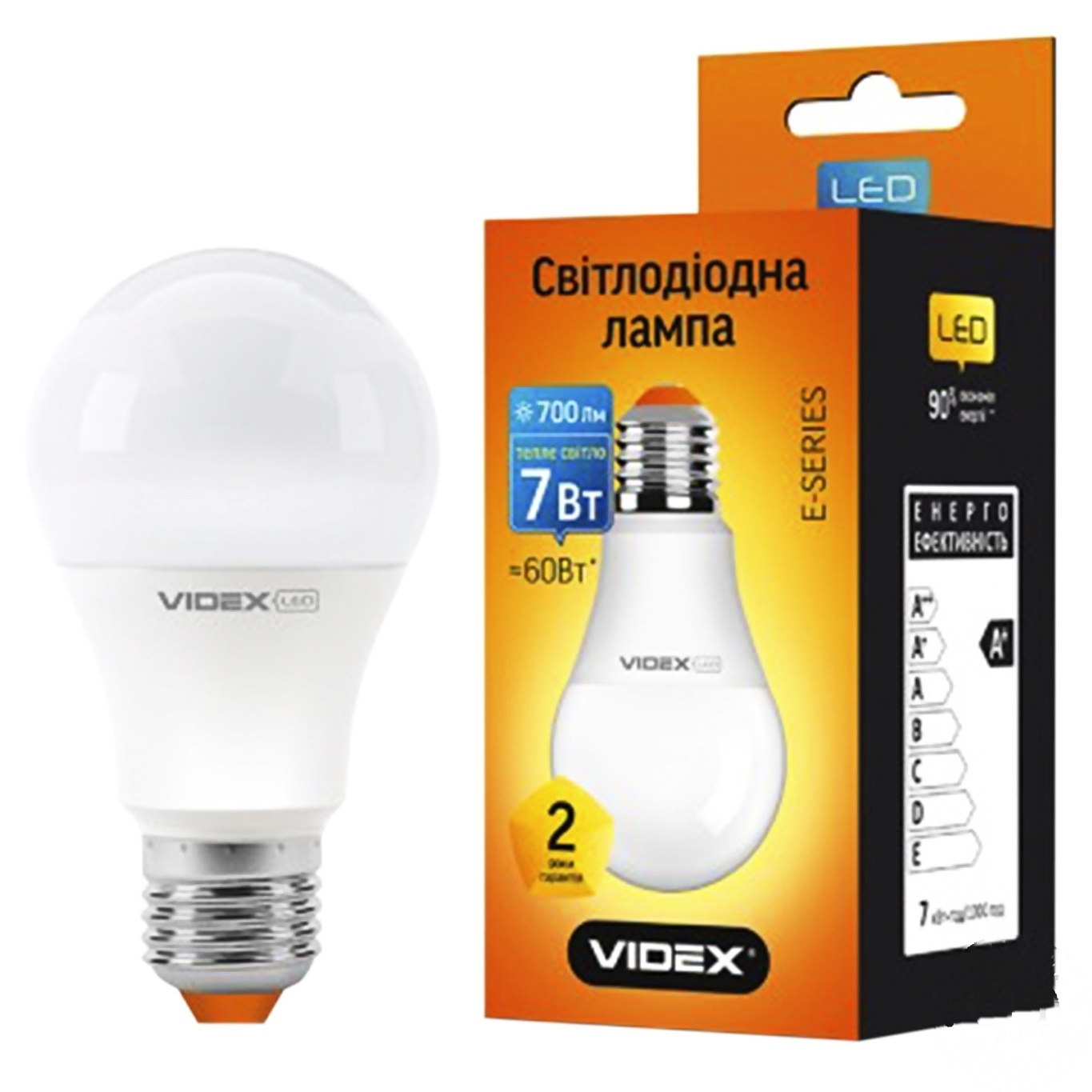 

Лампа светодиодная Videx 7W Е27 220V