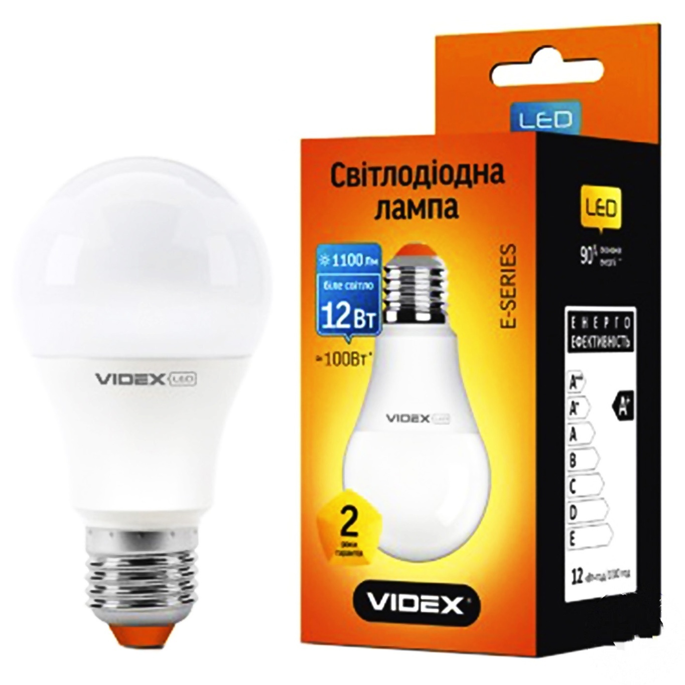 

Лампа LED Videx A60E 12W E27 K4100