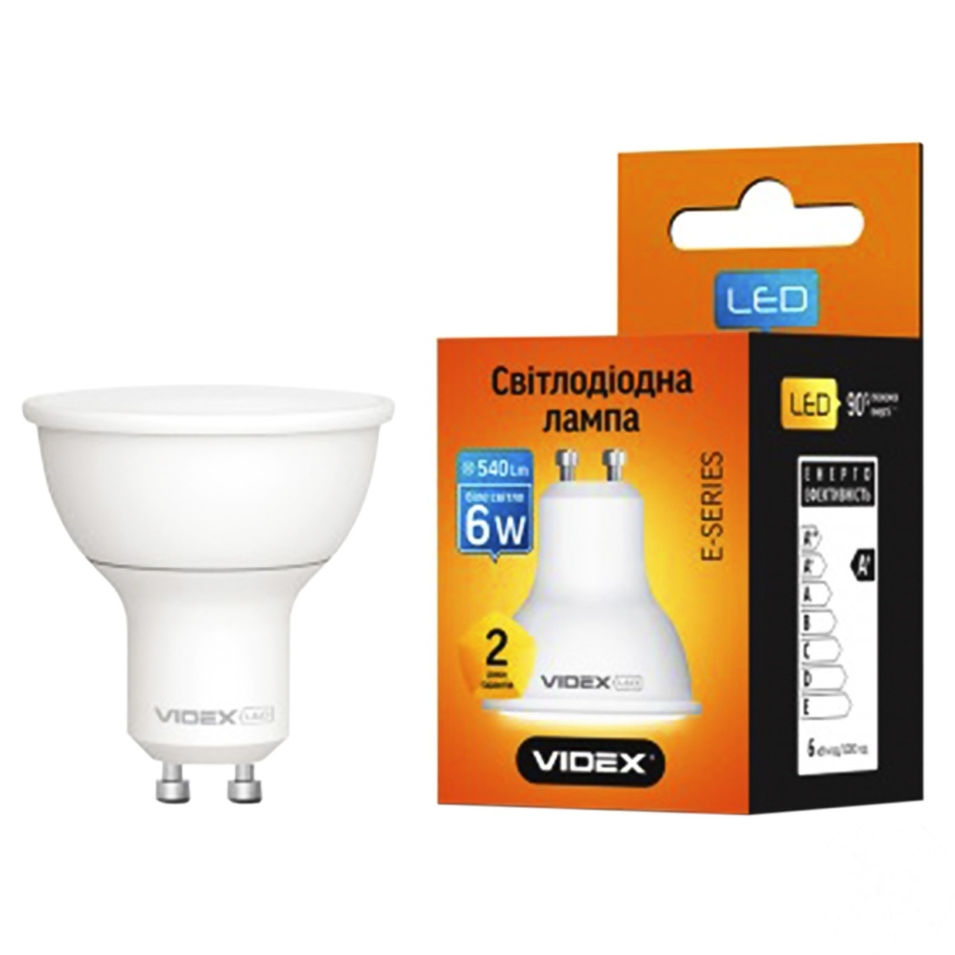 

Лампа светодиодная Videx 6W GU10 220V