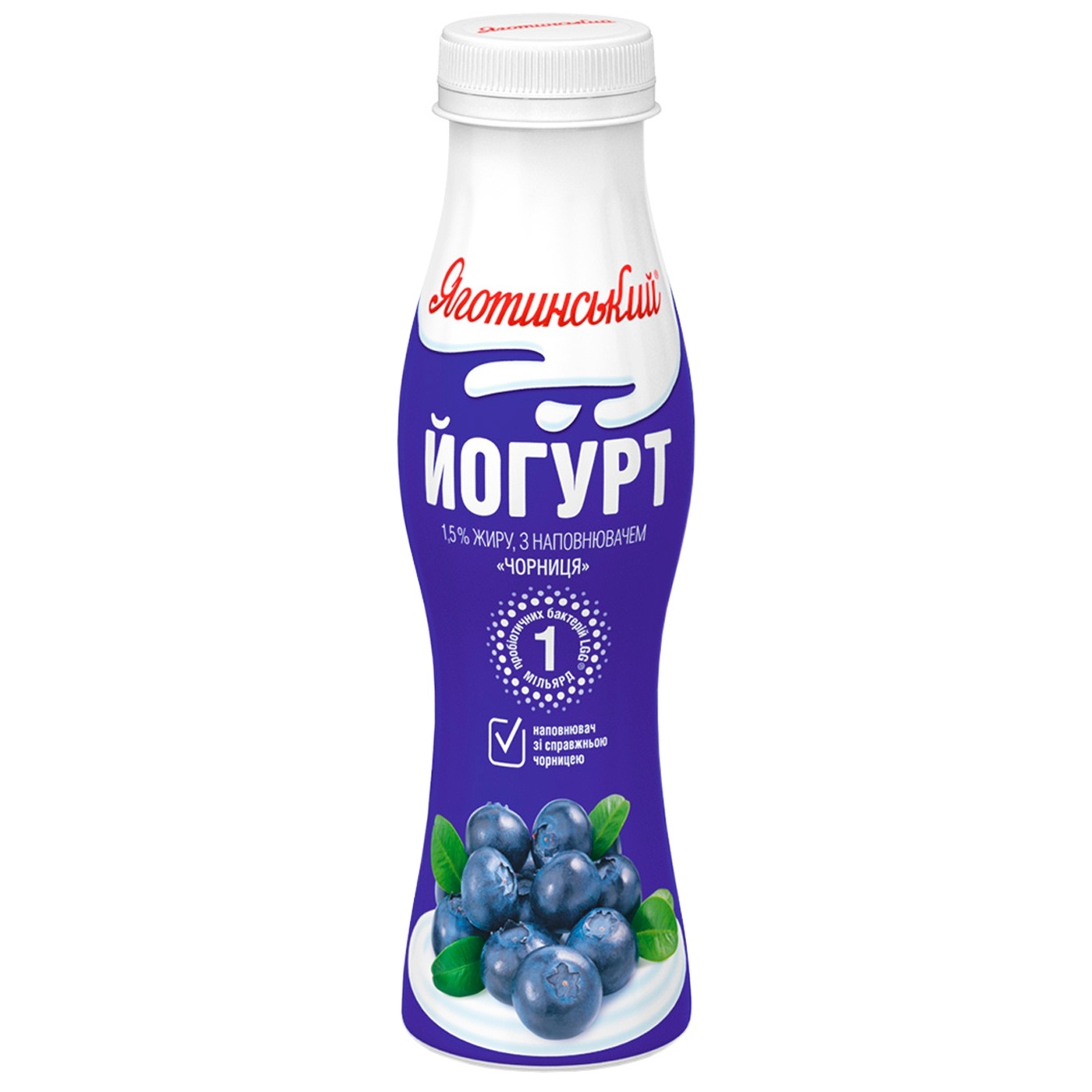 

Йогурт Яготинский черника 1,5% 270г