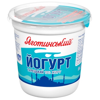 Yagotynskyi Turkish Yogurt 10% 300g - buy, prices for METRO - photo 1