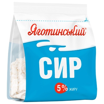 Yagotynskyi Cottage Cheese 5% 350g - buy, prices for NOVUS - photo 1