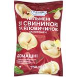 Пельмени Лімо Домашние со свининой и говядиной 750г