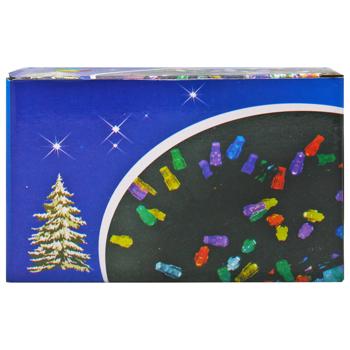 Гірлянда електрична 100 лампочок, 9м, чорний кабель, різнокольорова арт. 6359-250403 И820 - купити, ціни на КОСМОС - фото 2