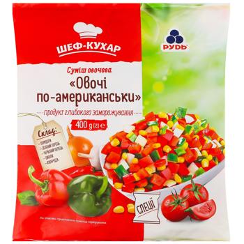 Суміш овочева Рудь Овочі по-американськи 400г - купити, ціни на КОСМОС - фото 1