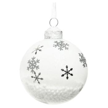 Decoris Snow Christmas Tree Ball 8cm in assortment - buy, prices for - photo 5