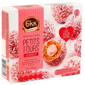 Тістечка БКК Птіфури лавлі 225г - купити, ціни на КОСМОС - фото 3