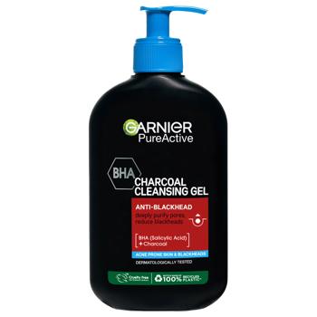 Garnier Pure Active Charcoal Anti-Blackhead Cleansing Gel 200ml - buy, prices for COSMOS - photo 1