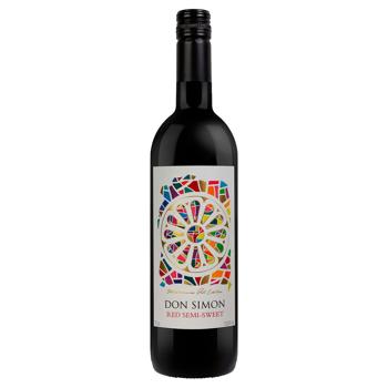 Don Simon Semi Sweet Red Wine 10.5% 0.75l