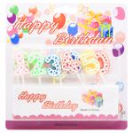 Свічки для торту Зед Цифри 12шт