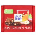 Ritter Sport Milk Chocolate with Jamaican Rum, Raisins and Nuts 100g