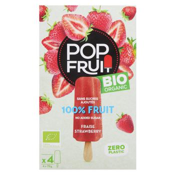 Сорбет Pop Fruit з полуницею органічний 4х70г - купити, ціни на WINETIME - фото 2