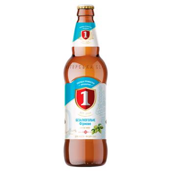 Persha Privatna Brovarnya Non-Alcoholic Light Beer 0.5l - buy, prices for MegaMarket - photo 1