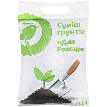 Auchan Mixture For Soils And Seedlings 3l - buy, prices for Auchan - photo 1