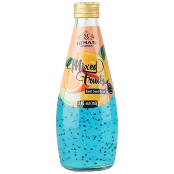 Напій Basil Seed Drink Mixed Fruit Bisan с/пл 290мл - купити, ціни на Чудо Маркет - фото 1