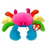 Игрушка мягкая TY Benie Bebies Радужный краб Scuttle 15см