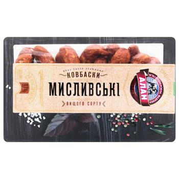 Ковбаски Алан Мисливські напівкопчені вищий сорт ~300г - купити, ціни на METRO - фото 3