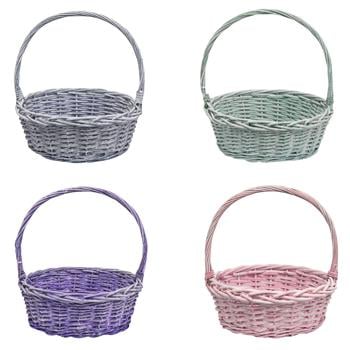 Painted Color Basket 35*13cm №3 - buy, prices for ULTRAMARKET - photo 1