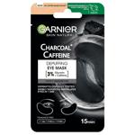 Патчи тканевые Garnier Charcoal Caffeine для уменьшения мешков под глазами 5г