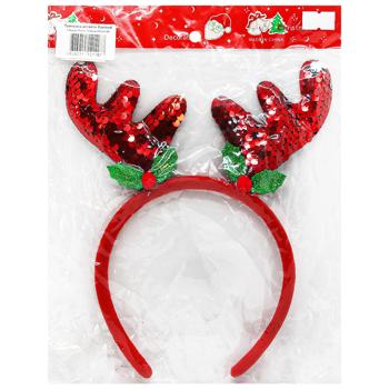 Прикраса д/свята Carnival Обідок роги Оленя МА24-48 - купить, цены на МегаМаркет - фото 4