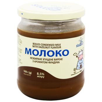 Молоко Сладосвит сгущенное вареное с фундуком 8,5% 500г - купить, цены на - фото 2