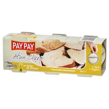 Pay Pay Light Tuna in Sunflower Oil 3х70g - buy, prices for - photo 3