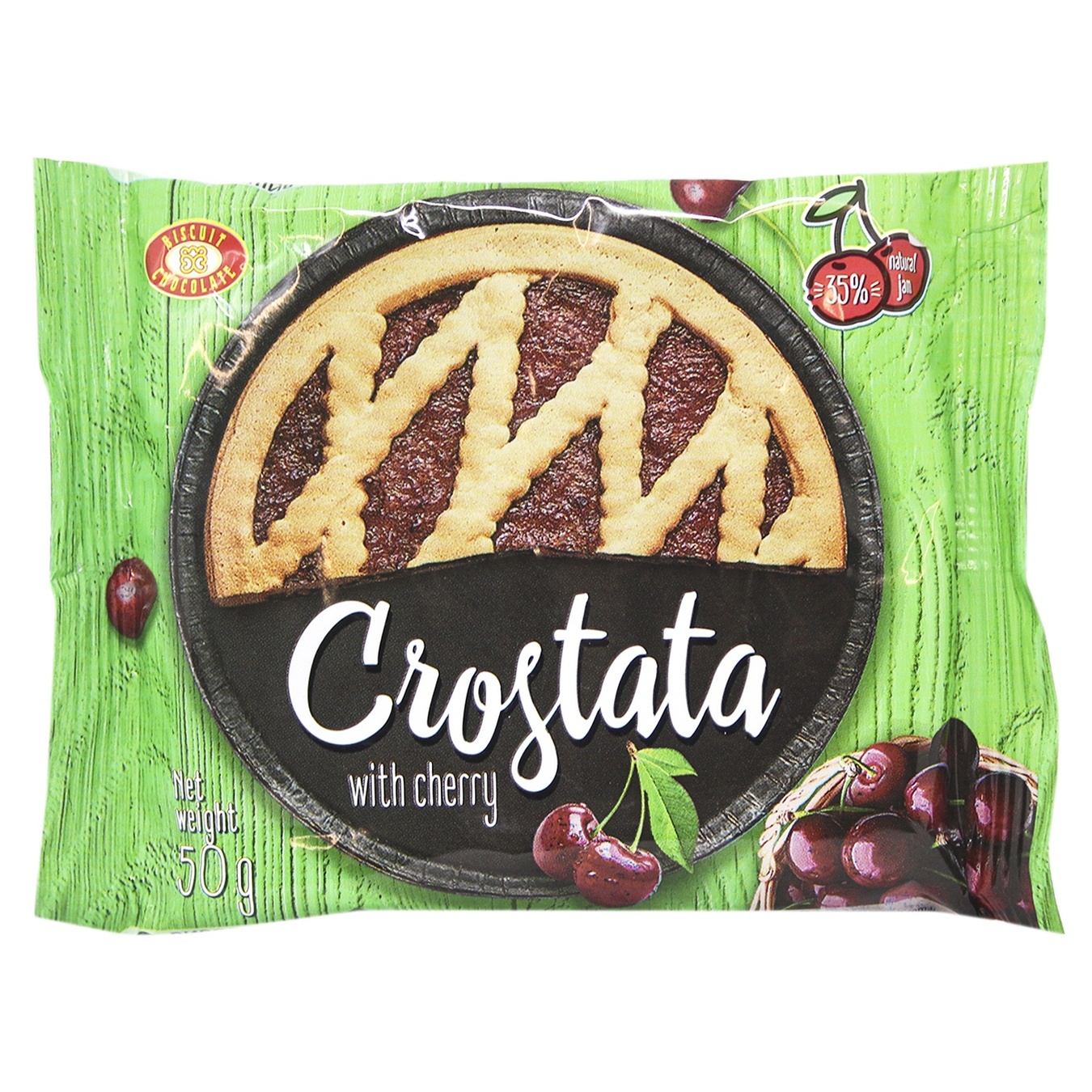 

Пирог песочный ХБФ Crostata вишня 50г