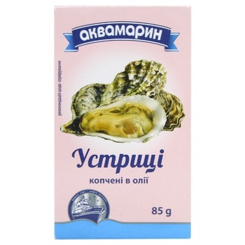 Akvamaryn Oysters Smoked in Oil 85g - buy, prices for ULTRAMARKET - photo 2