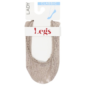 Сліди жіночі Legs Lace р.39-42 бежевий - купити, ціни на ULTRAMARKET - фото 1