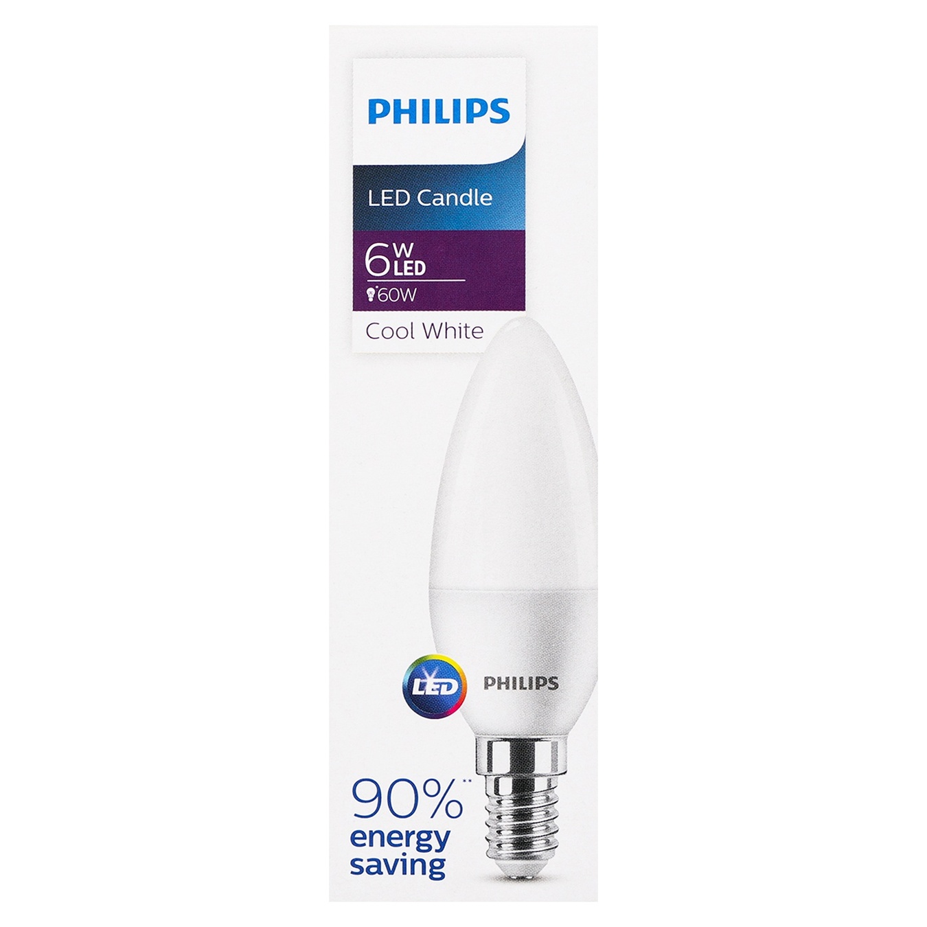 

Лампа Philips LED В35 6Вт E14