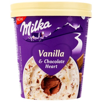 Milka Vanilla-chocolate Ice cream 319g - buy, prices for MegaMarket - photo 1