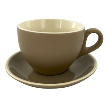 Rioba Beige Cup and Saucer 220ml - buy, prices for METRO - photo 1