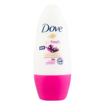 Антиперспирант Dove Go Fresh Ягоды асаи и водяная лилия шариковый 50мл - купить, цены на - фото 1