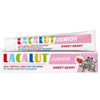 Lacalut Junior Kids Toothpaste Sweet berries 75ml - buy, prices for Auchan - photo 1