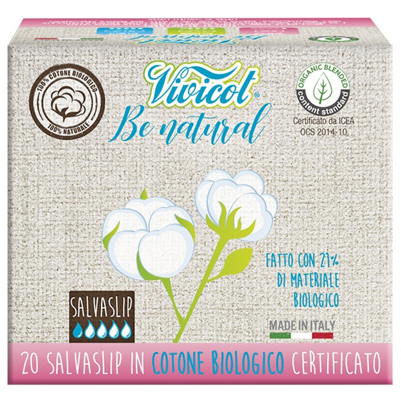 

Ежедневные прокладки Vivicot Be Natural 20шт