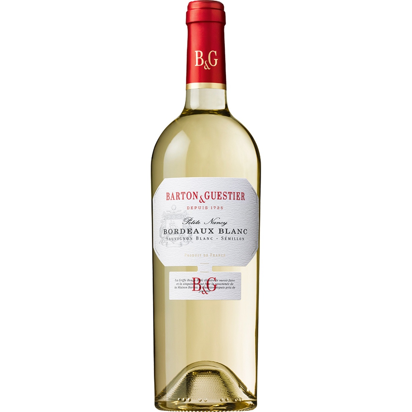 

Вино Barton & Guestier Бордо Блан белое сухое 11,5% 0,75л