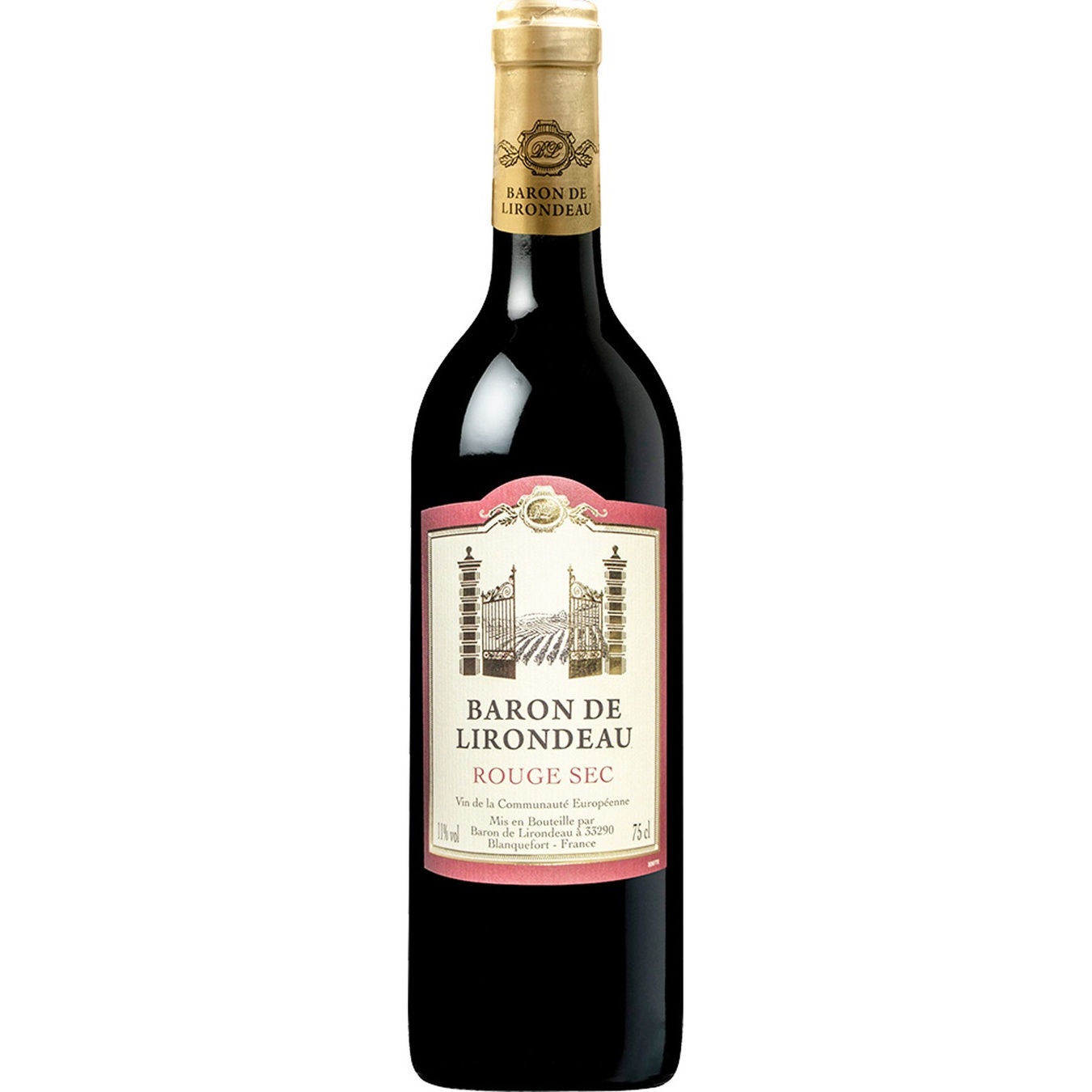

Вино Baron de Lirodeau красное сухое 11% 0,75л