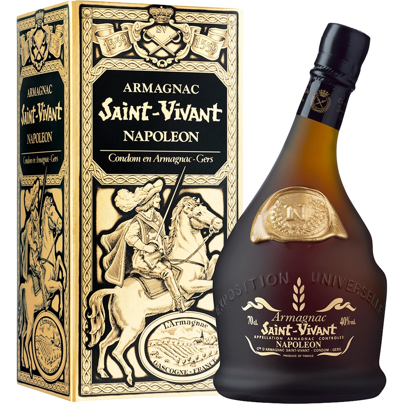 

Арманьяк Saint-Vivant Napoleon 40% 0.7л