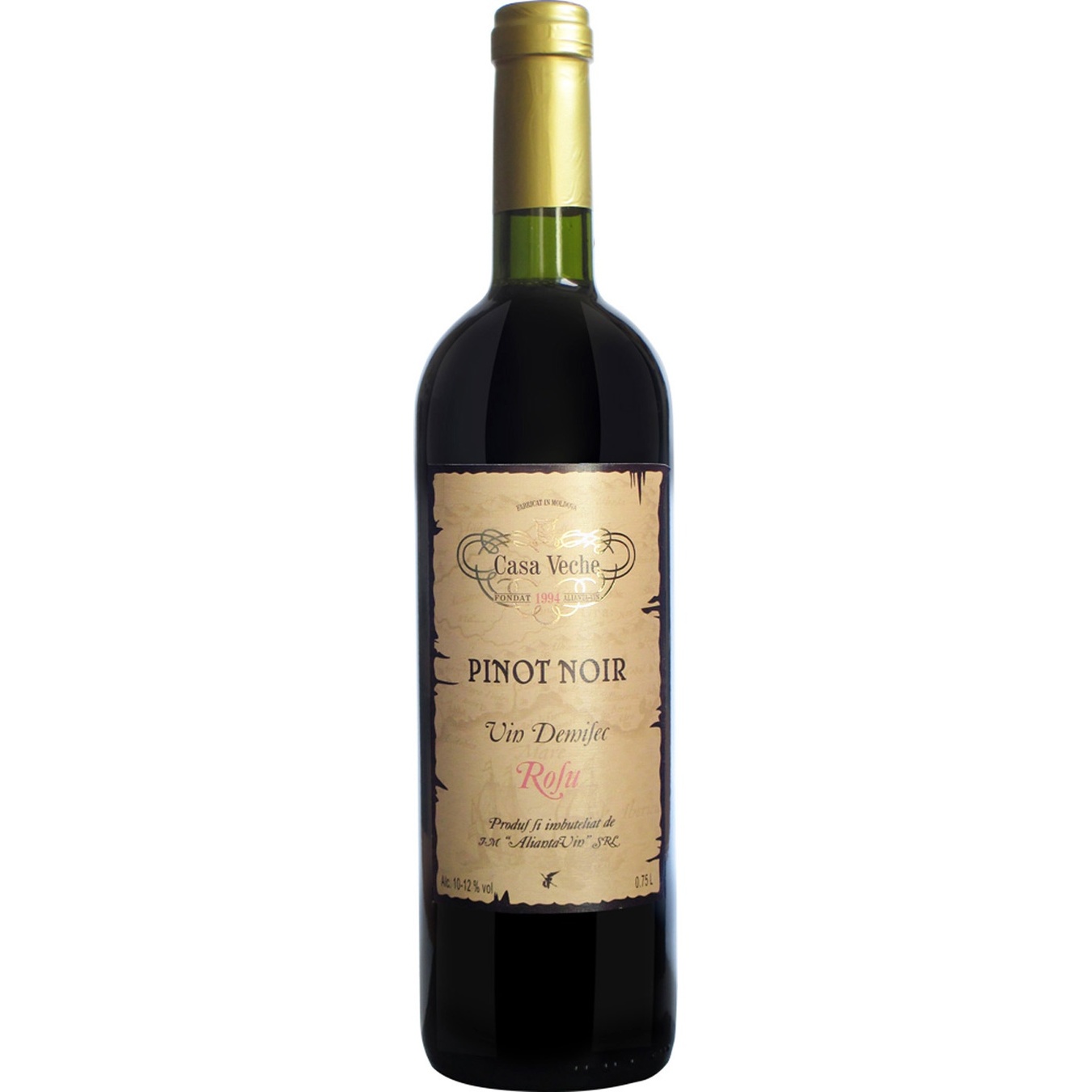 

Вино Casa Veche Pinot Noir красное полусухое 10-12% 0.75л