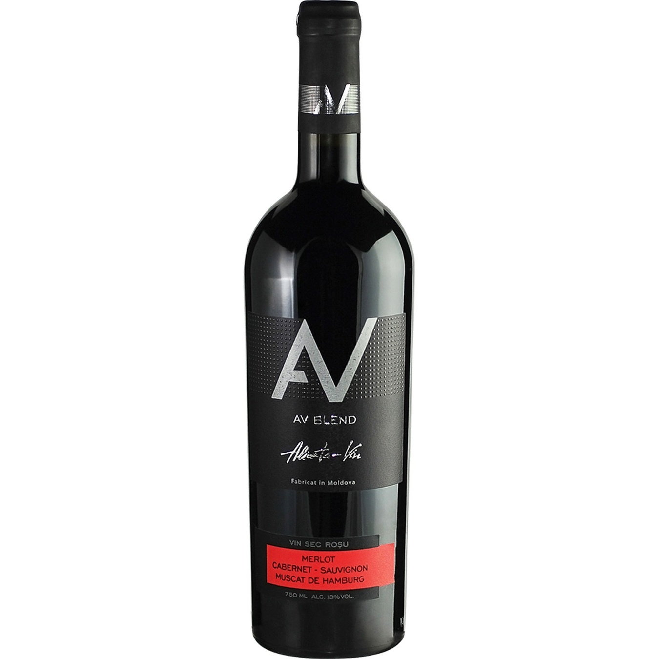 

Вино AV blend Merlot-Cabernet Sauvignon-Muscat de Hamburg красное сухое 13% 0,75л