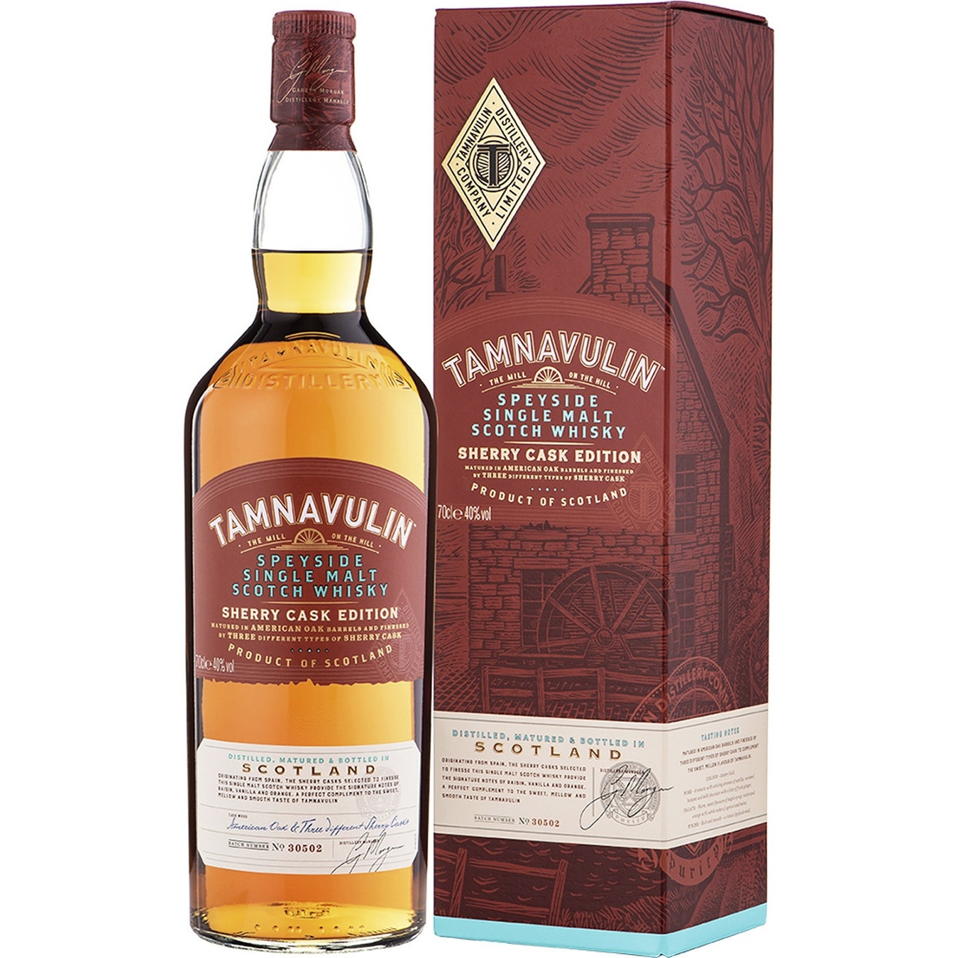 

Виски Tamnavulin Sherry Cask 40% 0,7л в коробке