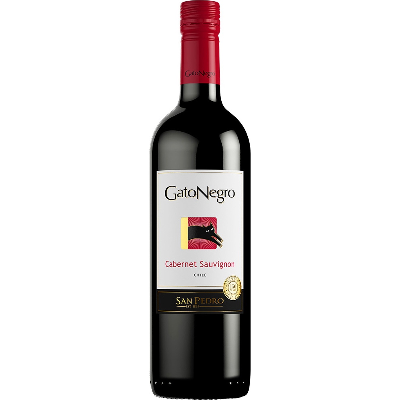 

Вино Gato Negro Каберне Совиньон красное сухое 13% 0,75л