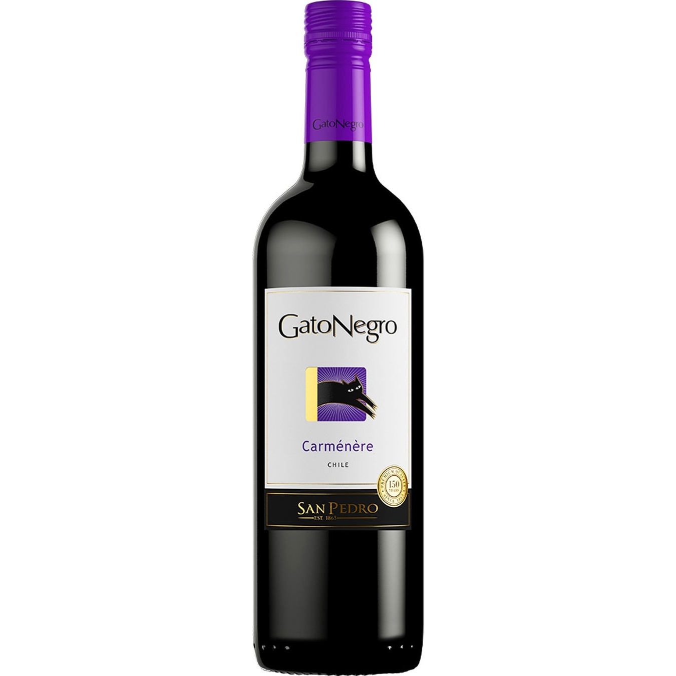 

Вино Gato Negro Карменер красное сухое 0,75л