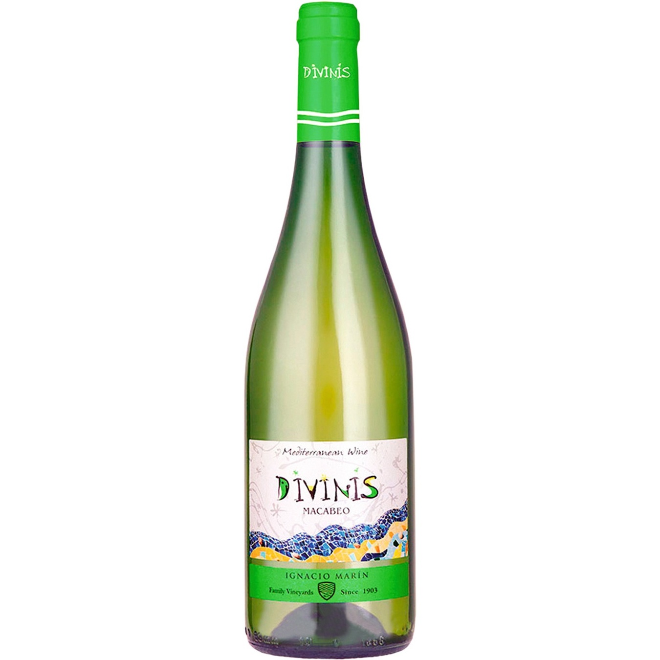 

Вино Ignacio Marin Divinis Mediterranean Macabeo белое сухое 12,5% 0,75л
