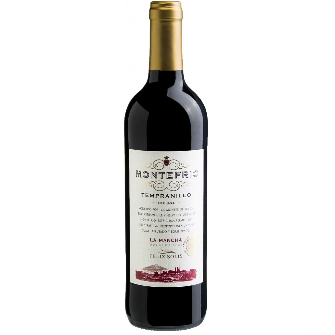 

Вино Montefrio La Mancha Tempranillo красное сухое 12% 0,75л