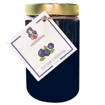 Polisyanska Forest Blueberry Jam 314ml - buy, prices for COSMOS - photo 1