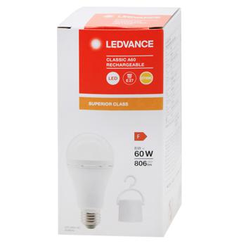 Лампа с аккумулятором Ledvance LED A60 2700K E27 8W - купить, цены на NOVUS - фото 1