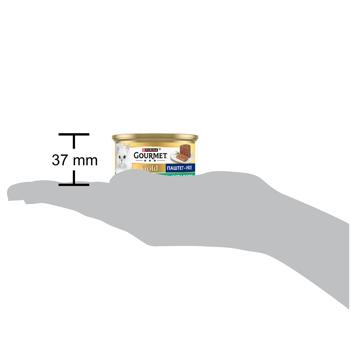 Корм влажный Gourmet Gold с кроликом для кошек 85г - купить, цены на КОСМОС - фото 4