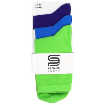 Носки женские Premier Socks 36-40р 3 пары