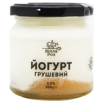 Villa Roz Pear Yougurt 3.5% 200g
